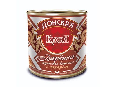 Молоко сгущеное ДОНСКАЯ КУХНЯ варёная с сахаром 370 г 8,5%