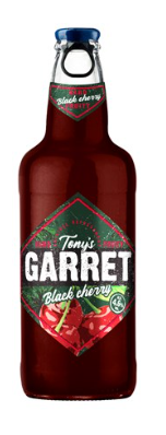 Напиток, изготовленный на основе пива, пастеризованный "Tony's Garret Hard Black Cherry" 0.4 л.