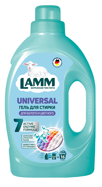 Гель для стирки LAMM "Universal" для белого и цветного 1.04 л