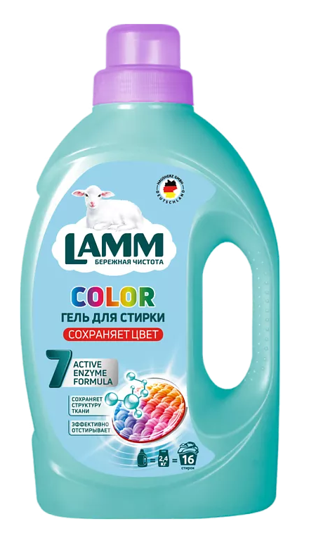 Гель для стирки LAMM "Color" для цветного белья 1040 г