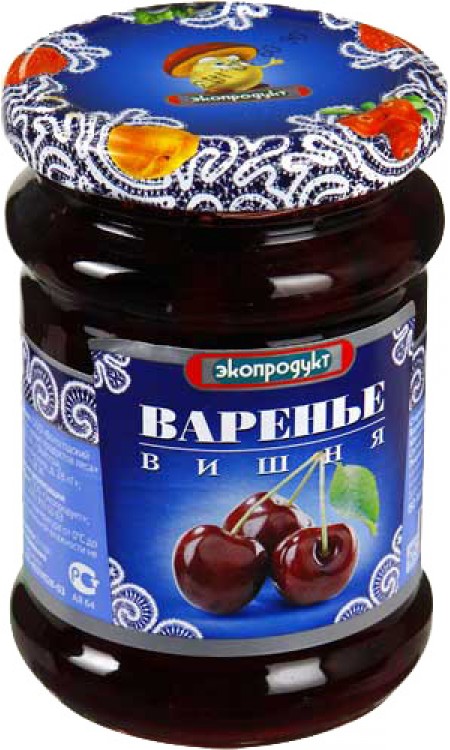 Варенье ЭКОПРОДУКТ вишня 325 г