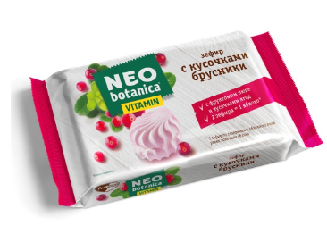 Зефир NEO BOTANICA "Vitamin" с кусочками брусники 250 г