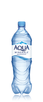 Вода питьевая AQUA MINERALE газированная 1 л