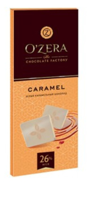 Шоколад OZERA "Caramel" белый 90 г