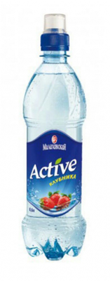 Напиток МАЛАХОВСКАЯ "Active" со вкусом малины негазированный 0.5 л