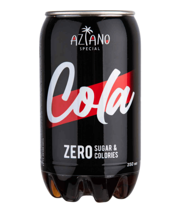 Напиток AZIANO COLA ZERO 0.35 л