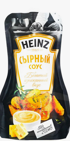 Соус Heinz Сырный 200г Дой-пак
