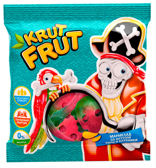 Мармелад жевательный KRUTFRUT "Черепа и кости" 70 г
