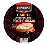 Паштет СТАРОДВОРЬЕ "Любительский" печеночный 100 г