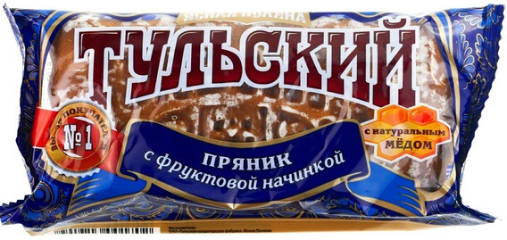 Пряник Тульский с фруктовой начинкой 45 г