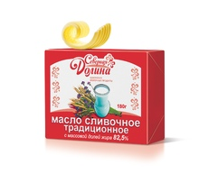 Масло сливочное СЕВЕРНАЯ ДОЛИНА "Традиционное" 180 г 82,5%