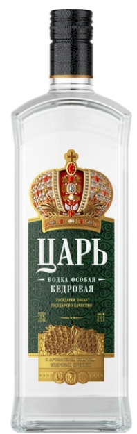 Водка особая "ЦАРЬ КЕДРОВАЯ"