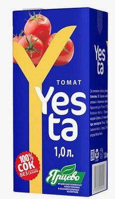 "YESTA" 1,0 л  Томатный нектар