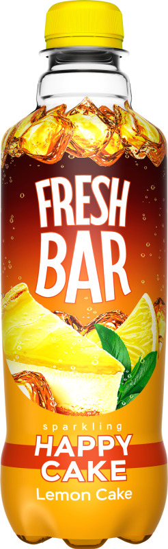 Напиток FRESH BAR "Happy Cake" сильногазированный 0.48 л