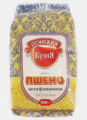 Крупы ДОНСКАЯ КУХНЯ пшено 800 г