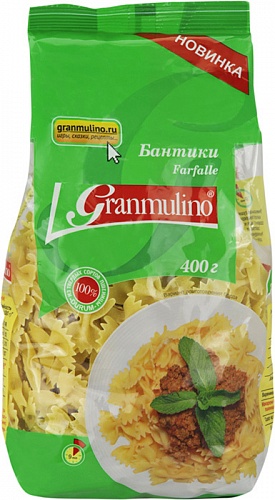 Макаронные изделия GRANMULINO бантики 400 г