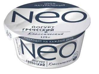 Йогурт Neo Греческий 2% 125г