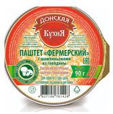 Паштет Фермерский с Шампиньонами из Говядины Донская Кухня 90г