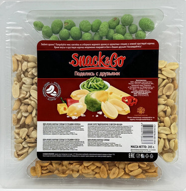 Коктейль Арахисовый Snack&go 205г