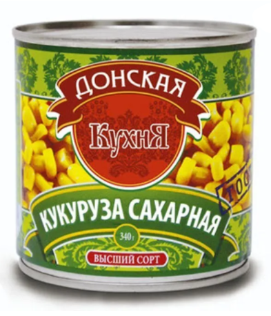 Кукуруза ДОНСКАЯ КУХНЯ сахарная 425 мл