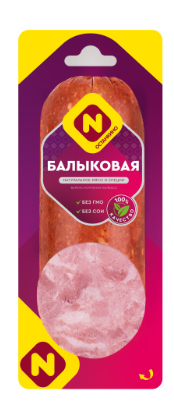 Колбаса ОСТАНКИНО "Балыковая" варено-копченая 330 г