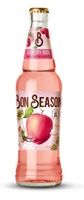 Сидр фруктовый газированный полусухой фильтрованный пастеризованный "Bon Season Rose" 0.4 л.