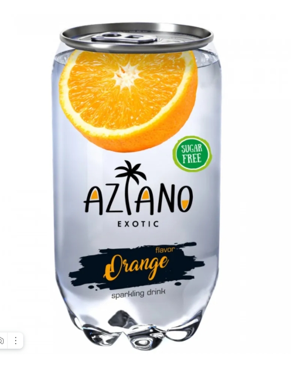 Напиток AZIANO "Orange" газированный 350 мл