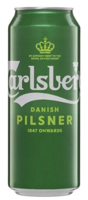 Пиво светлое пастеризованное "Carlsberg" 0.45 л.