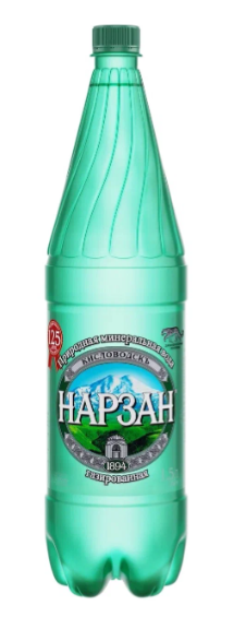 Вода питьевая НАРЗАН лечебно-столовая газированная 1.5 л