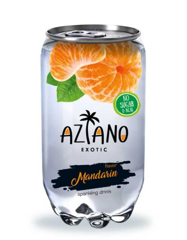 Напиток AZIANO "Mandarin exotic" газированный 350 мл