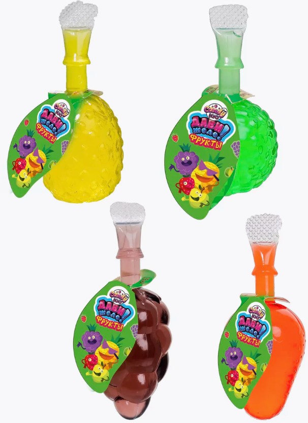 Желе CANDYLAB "Дави желе! Фрукты" микс 33 г