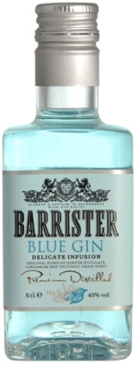 Джин "Barrister Blue Gin" 40% 0.05 л.