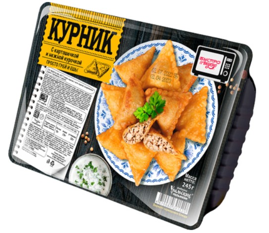 Курник БЫСТРО&ВКУСНО с картошечкой и нежной курочкой 245 г