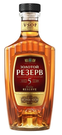 Коньяк пятилетний «Золотой резерв»