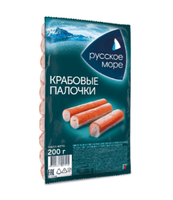 Крабовые палочки РУССКОЕ МОРЕ 200 г