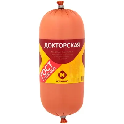 Колбаса ОСТАНКИНО "Докторская" 400 г