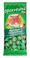 Конфеты КФ ОЗЕРСКИЙ СУВЕНИР "Фундук Петрович" в молочной шоколадной глазури вес.кг
