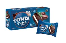 Печенье Tondi Choco Pie какао 180г