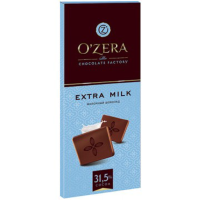 Шоколад OZERA "Extra milk" молочный 90 г