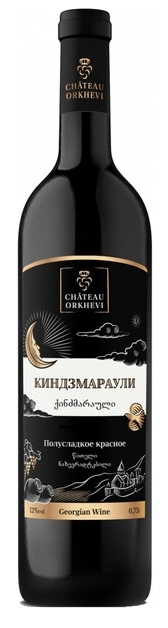 Вино сортовое ординарное "Киндзмараули"  серия Шато Орхеви красное полусладкое