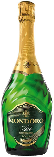Вино игристое сладкое белое категория ДОКГ, регион Пьемонт "Mondoro Asti" 0.75 л.