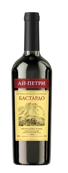 Вино полусладкое красное "Бастардо" 0.75 л.