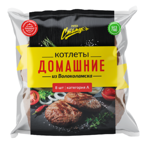 Котлеты Статус Домашние из Волоколамска кат А 600г