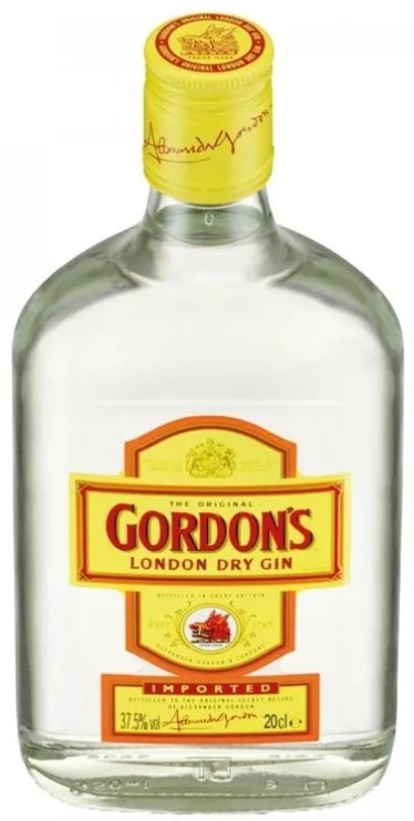 Джин "Gordon's London Dry Gin" 0.2 л.