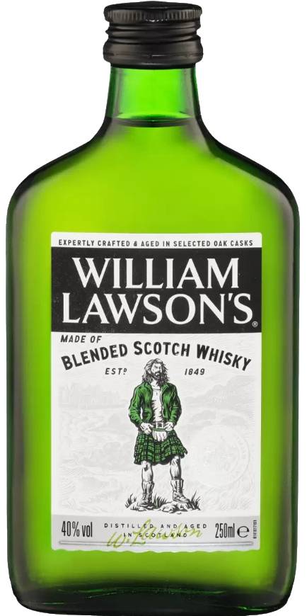 Виски купажированный "William Lawson's Blended Scotch Whisky" 0.25 л.