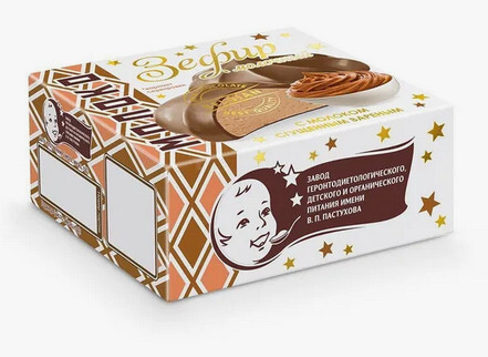 Зефир им.В.П.Пастухова 60г вар сгущенка в мол бел. шоколаде