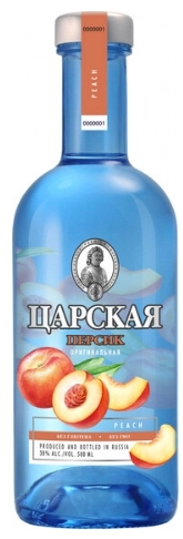 Настойка горькая "Царская Оригинальная Персик" 38% 0.5 л.