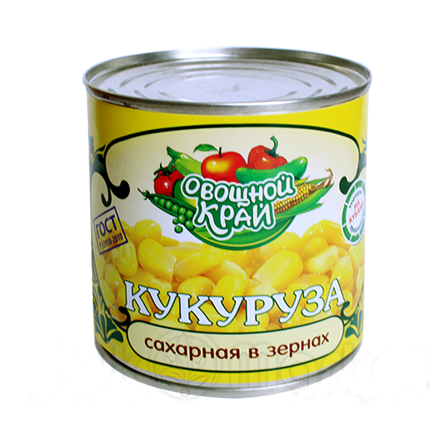 Кукуруза ОВОЩНОЙ КРАЙ сахарная в зернах 340 г