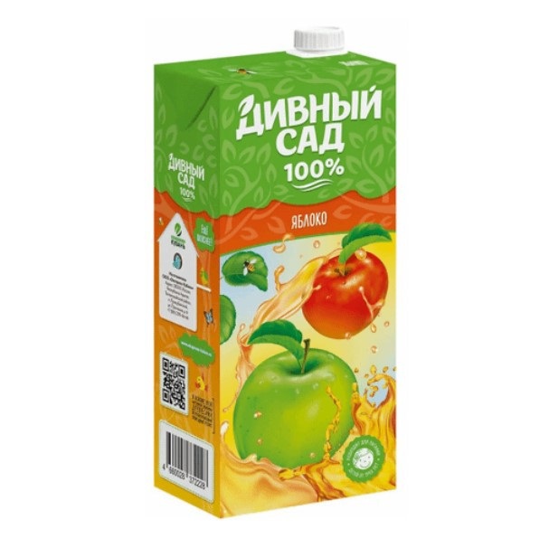 Напиток сокосодержащий ДИВНЫЙ САД яблоко 0.2 л