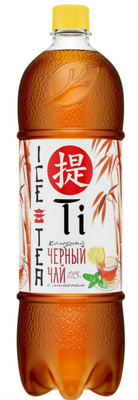 Холодный чай TI чёрный лимон 1.25 л